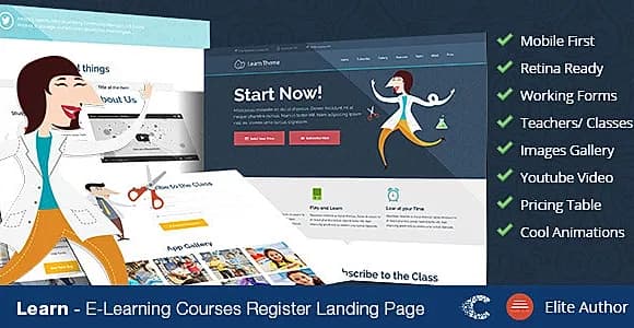 Learn - Education Classes Landing Page