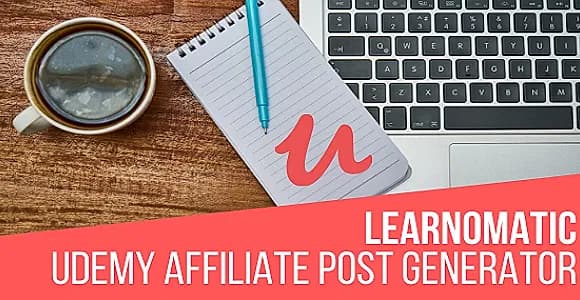 Learnomatic Udemy Automatic Post Generator WordPress Plugin