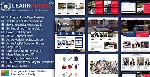Learnpress - Education Course HTML Template
