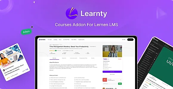 Learnty LMS - Courses Addon For Lernen