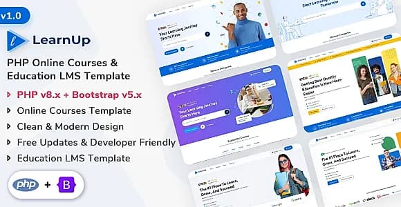 LearnUp - PHP Online Courses & Education LMS Template