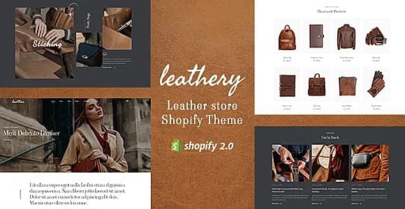 Leathery - Handcrafted Leather Store Theme