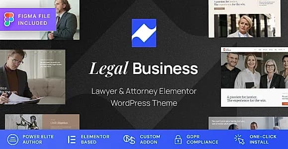 Legal Business WordPress Theme