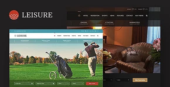 Leisure WordPress Theme