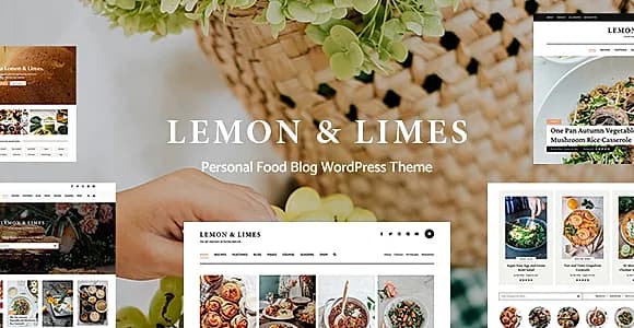 Lemon & Limes WordPress Theme