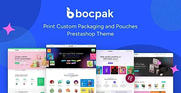 Leo Bocpak Elementor - Printing Design Service Prestashop Theme