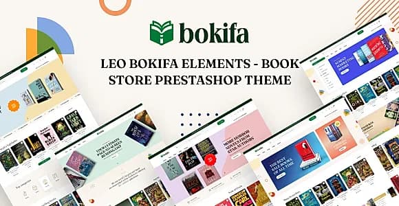 Leo Bokifa - Book Store Elementor Prestashop Theme