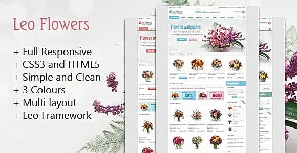 Leo Flowers Prestashop Theme