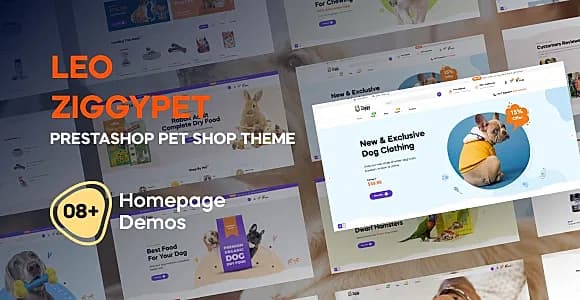 Leo Ziggypet - Prestashop Pet Shop Theme
