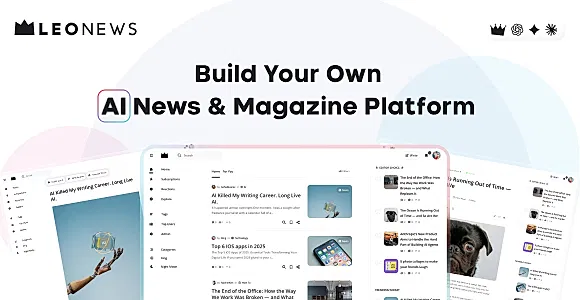 LeoNews - AI News, Viral Magazine & Newspaper KingMedia Theme