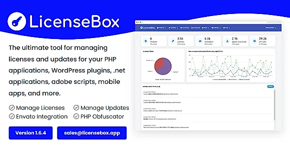 LicenseBox - PHP Licenser and Updates Manager
