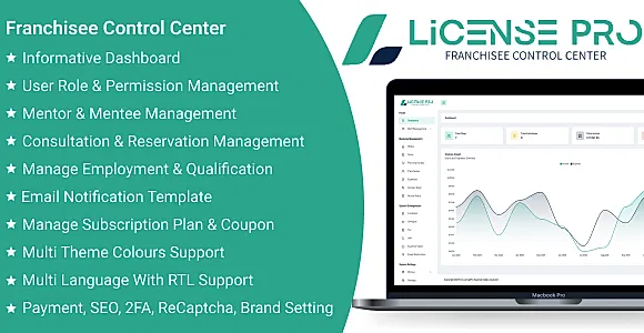 LicensePro SaaS - Franchisee Control Center