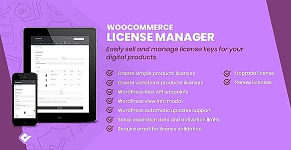 Licenses Manager for WooCommerce PRO WordPress Plugin