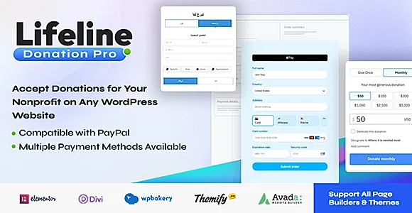 Lifeline Donation Pro v2 WordPress Plugin