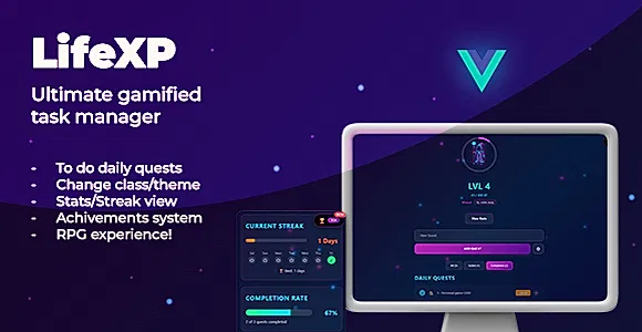 LifeXP - Gamified RPG Task Manager
