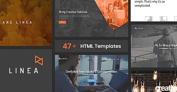 Linea - Portfolio, Creative, Agency and Multipurpose Website Template