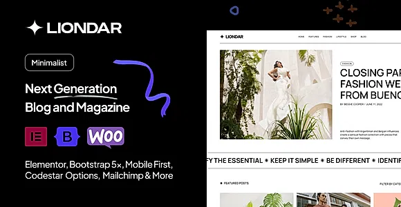 Liondar WordPress Theme