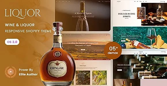 Liquor - Wine & Liquor Responsive Shopify 2.0 Theme