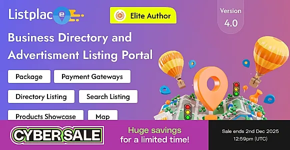 Listplace - A Complete Local Business Directory Listing Platform