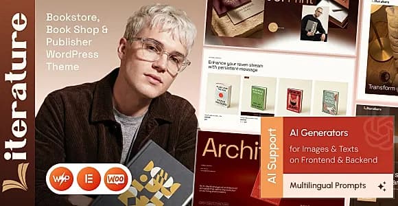 Literature WordPress Theme