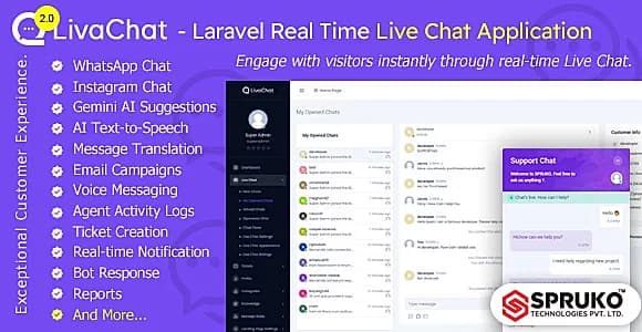 LivaChat – Real-Time Live Chat CRM to Boost Sales & Support