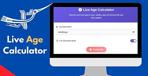 Live Age Calculator - Real-Time Age Counter with Great Effects