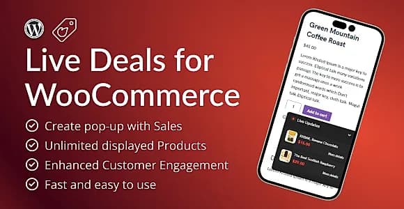 Live Deals for WooCommerce