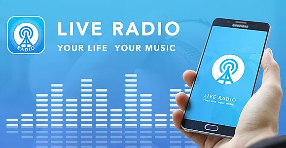 Live Radio with material design