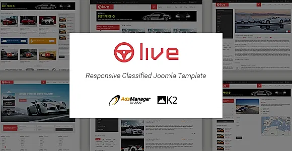 Live - Responsive Classified Joomla Template