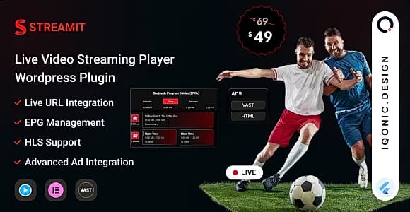 Live Streaming WordPress Plugin
