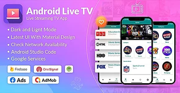 Live Tv Android  App