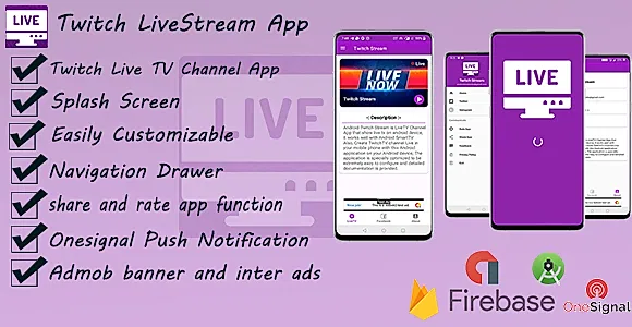 Live TV Streaming App For Twitch