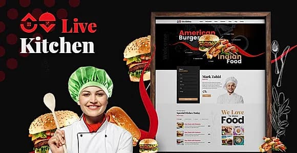 Livekitchen WordPress Theme