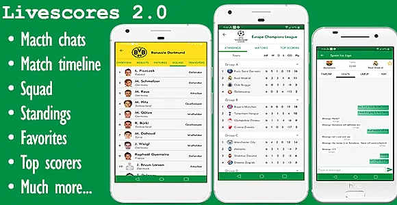 LiveScore - Football Android Full App (Admob)