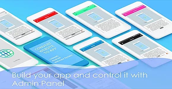 Liveweb Android Webview App With Admin Panel | convert your website to app