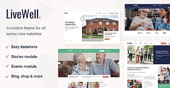 LiveWell WordPress Theme