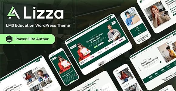 Lizza LMS WordPress Theme