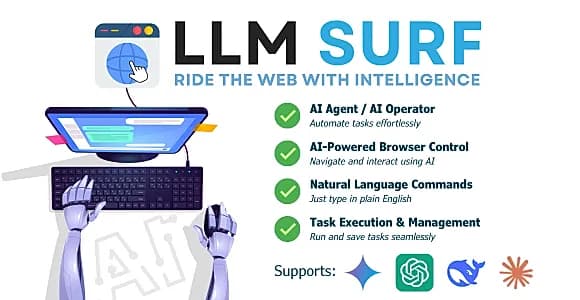 LLM Surf - AI Operator - AI Agent - Browser Automation