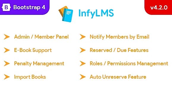 LMS - Library Management System with E-Books (Laravel + ReactJS)