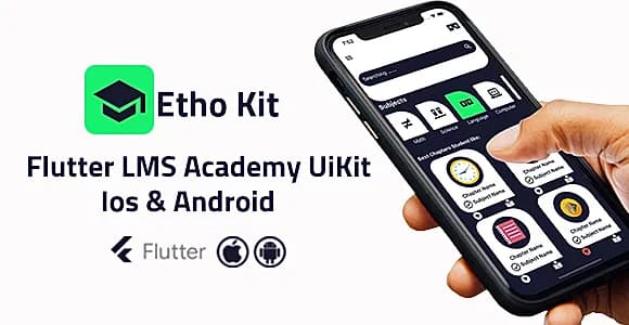 LMSKit - Flutter Course Academy  Kit - Ios and Android