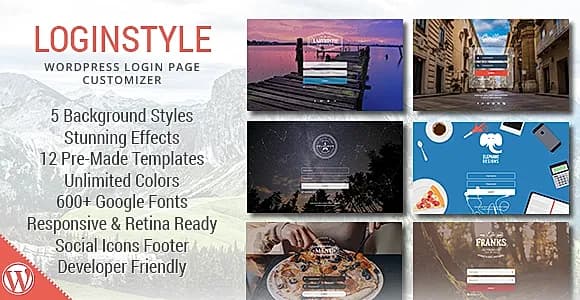 Loginstyle Admin Login Customizer & Styler Developer Version WordPress Plugin