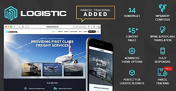 Logistic WordPress Theme