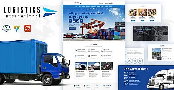 Logistics WordPress Theme