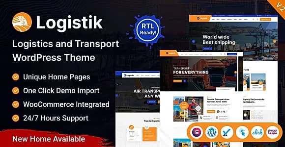 Logistik WordPress Theme