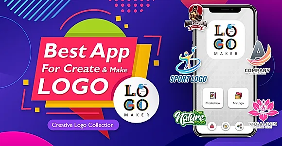Logo maker app android , native app