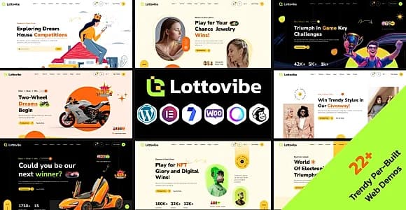 Lottovibe WordPress Theme
