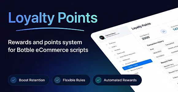 Loyalty Points - Advanced Loyalty Program for Botble E-commerce