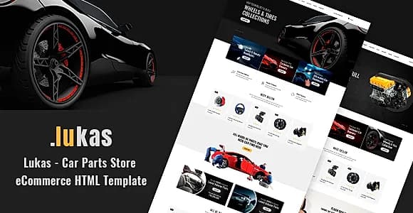 Lukas - Car Parts Store eCommerce HTML Template