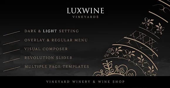 Luxwine WordPress Theme