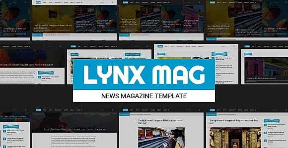 LYNX - Responsive News Magazine Template